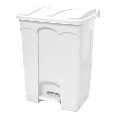 Quantum Storage Systems Step-On Contianer, 18 Gallon, White CSO-18WT