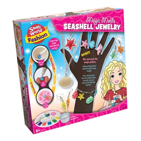 Small World Toys Magic Molds Seashelly Jewelry Kit 9721276