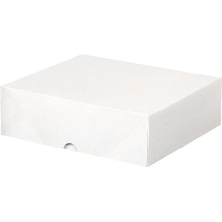 Partners Brand 8 5/8 in x 9 1/2 in x 3 in Stationery Folding Cartons, White, Fiberboard, 200 PK S2