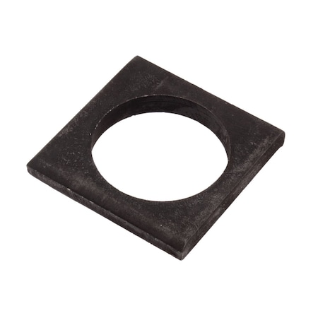 Zoro Select Square Washer, Fits Bolt Size M36 , Stainless Steel Black Oxide Finish Z89M36SS-BX