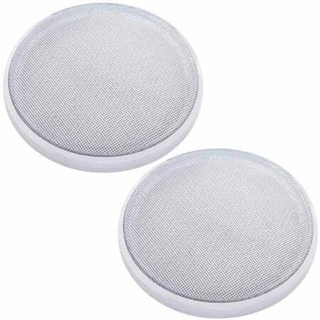 Replacement For Peterbilt 377 Year 1994 Chrome Round Speaker Snap On Cover 6-.5 In