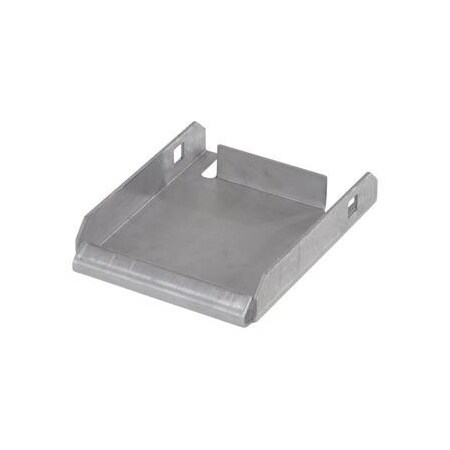 Vestil Steel Caster Pad 4 In. x 4-1/2 In. Top Plate Gray CST-CP-S-400X412