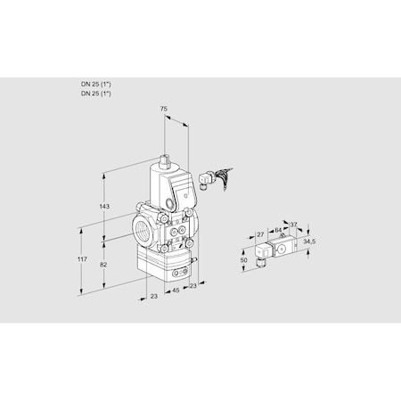 Honeywell Kromschroder VAD125R/NK-100A KS88000659