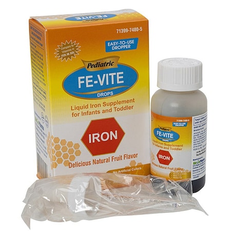 Akron Pharma Ferrous Sulfate Drops, 15mg/mL, 50mL 71399748005