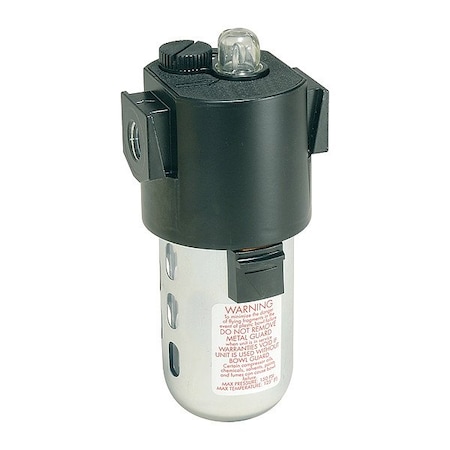 Wilkerson Lubricator, Polycarbonate Bowl, Mist L16-04-000