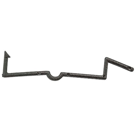 National Hardware V2296 Peg Lock, Plastic, Black N180-016