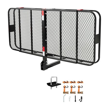 Vevor 500 lbs Hitch Cargo Carrier Folding Hitch Cargo Carrier for 2" Receiver GJ0083
