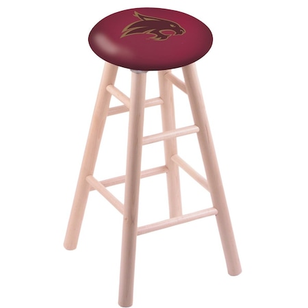 Holland Bar Stool Co Maple Counter Stool, Natural Finish, Texas State Seat RC24MSNat