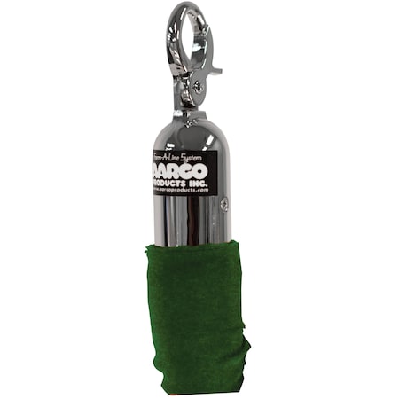Aarco Form-A-Line Ropes, Green, Hardware Chrome, 5' Tr-46
