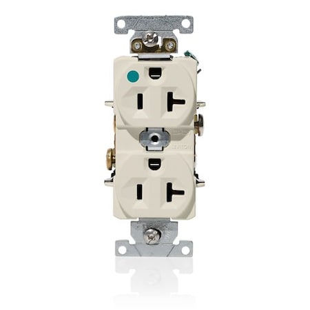 Leviton Dup HG 20A 125V Self-Gr LtAl C8300-T