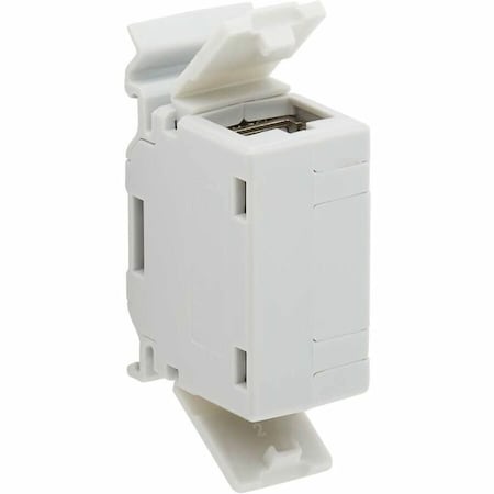 Tripp Lite Eaton Tripp Lite Series Cat6a Shielded In-Line DIN-Rail Mountable Snap-In Coupler (RJ45 F/F), TAA N235-D01-SH-6A