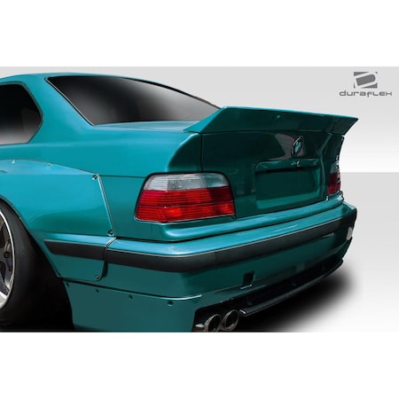 Duraflex 1992-1998 BMW 3 Series M3 E36 2DR Circuit Rear Wing Spoiler, Signature Black - 1 Piece 113446