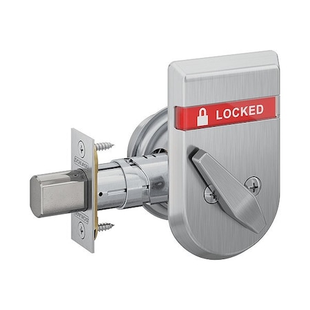 Schlage Deadbolt Locks, Cylindrical, 1 in Throw L B572 626 IS-LOC