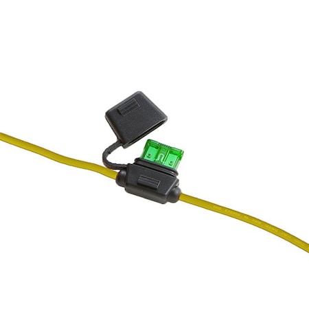 Optifuse IP67 In-Line for Regular Blade, 12AWG 30A LPR-02B-12Y