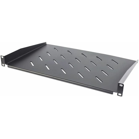 Intellinet Network Solutions 19" Cantilever Shelf, 1U, Shelf Depth 300mm, Vented, Max 25kg, Black, Three Year Warranty 714884