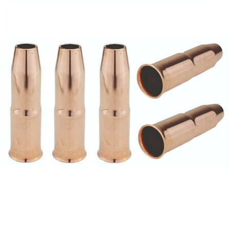 Star Tech Weld MIG Welding Nozzles 1/2in for Tweco#3, #4 Lincoln Magnum 300-400, 5PK 24A50