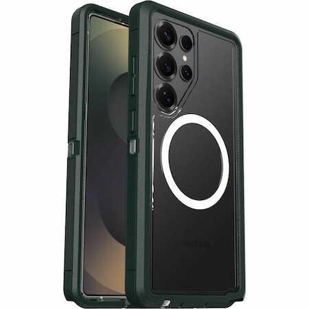 Otterbox Defender Pro Xt Clear Magnetic Case For Samsung Galaxy S25 Ultra, Sagebrush Green 77-97881