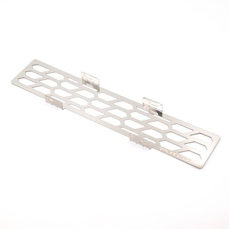 Putco Grill Insert, Hex Shield Design; Polished; Silver; Stainless 82172