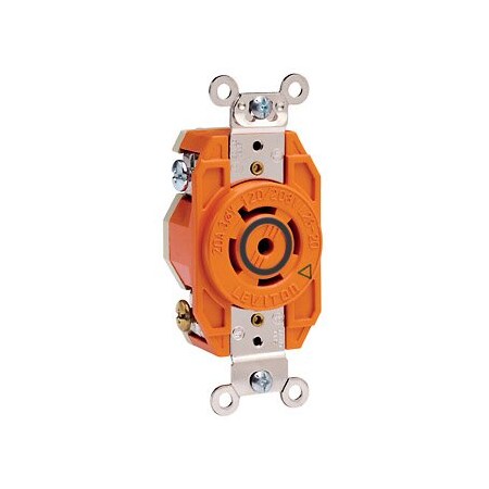Leviton Industrial Grade Receptacle 20 Amp, 347/600 Volt 3PY 2530-IG