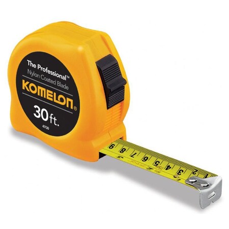 Komelon 30 ft. Tape Measure, 1" Blade 4930