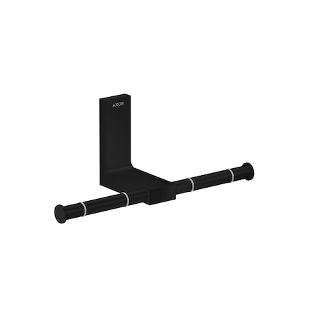 Axor Universal Rectangular Toilet Paper Holder Double in Matte Black 42657670
