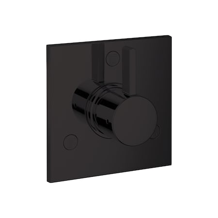 Hansgrohe Ecostat Diverter Trim Square Trio/Quattro in Matte Black 04880670