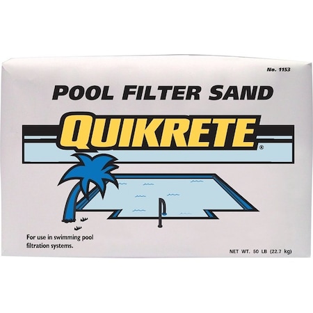 Quikrete Sand Pool Filters 20/40 50 Lbs 1153-50