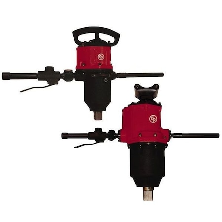 Chicago Pneumatic Impact Wrench, 1-1/2 in Drive, 3300 to 7100 N-m Forward/ 12500 N-m Reverse Torque, 67.3 cfm Air Flow 6151590010