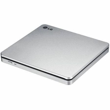 Lg LG Electronics GP70NS50 8X USB 2.0 Ultra Slim Portable DVD RW External Drive with M-DISC; Retail - Silver GP70NS50