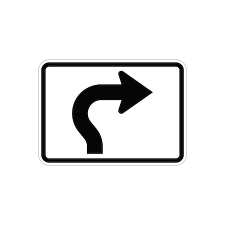 Sign Solutions Usa Traffic Sign, 30 in Width, Aluminum Sign, Horizontal Rectangle DUS06HWT3021M5-3R