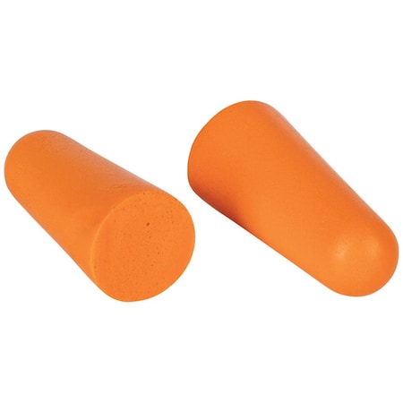 Klein Tools Disposable Polyurethane Foam Foam Earplugs, 50-Pair, Cylinder Shape, 33 dB, Orange, 50 PK 6054050