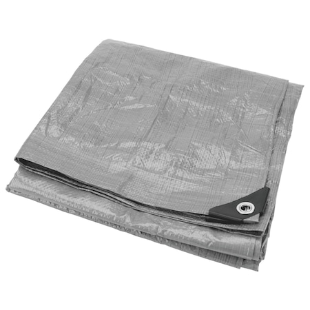 Performance Tool Heavy Duty Silver Poly Tarp 6 x 8 ft. W7002