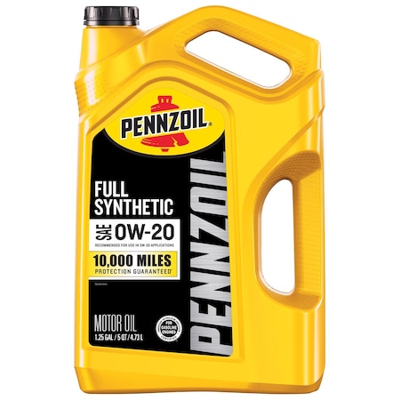Pennzoil Full Synthetic 0W-20 Synthetic Motor Oil 5 qt 550058596