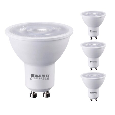 Bulbrite LED Filament 6.5W Dimm. PAR16 Bulbs, Frosted, Twist&Lock Bi-Pin GU10 Base, 3000K, 500lu, 4PK 862810