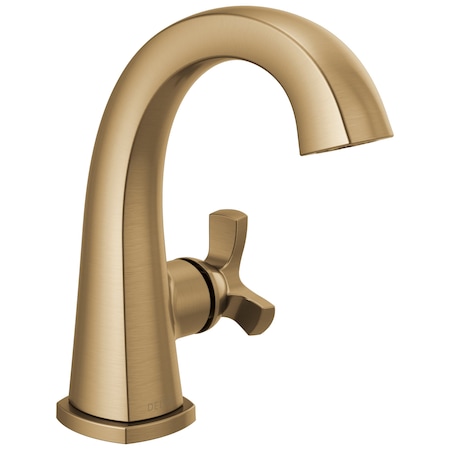Delta Stryke Single Handle Bathroom Faucet, 6.56 in, Lumicoat Champagne Bronze 5776-CZ-PR-MPU-DST
