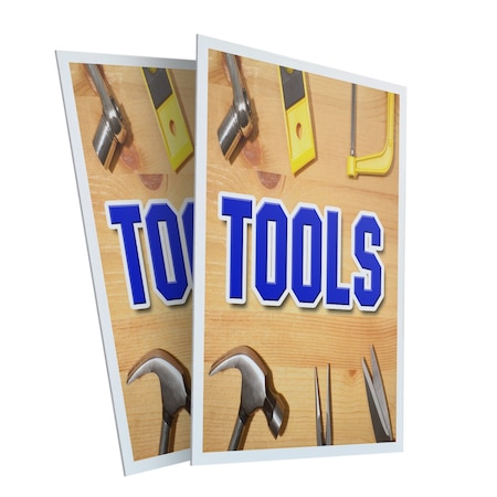 Signmission Tools, Plastic Signs Only 24 Inch x 36 Inch, Corrugated Plastic, 2PK CSB-2436-2PACK-Tools