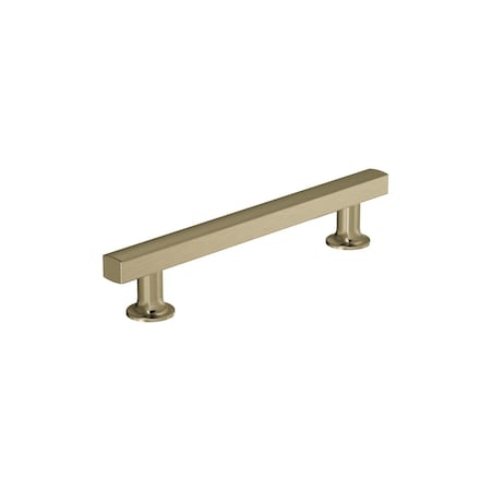 Amerock Everett 5-1/16 inch 128mm Center-to-Center Golden Champagne Cabinet Pull BP37105BBZ