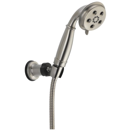 Delta Universal Showering Components H2OKinetic 3-Setting Adjustable Wall Mount Hand Shower 55433-SS