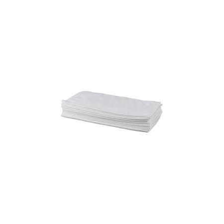M&B Absorbents Microfiber Towel, White, 14 in.x14 in., 200PK MF-1414-W