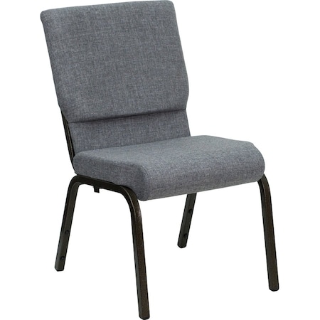 Flash Furniture Fabric Church Chair, Gray XU-CH-60096-BEIJING-GY-GG