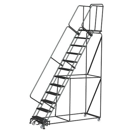 Ballymore Lockstep Rolling Ladder, Steel, 120 in.H 123221XSU