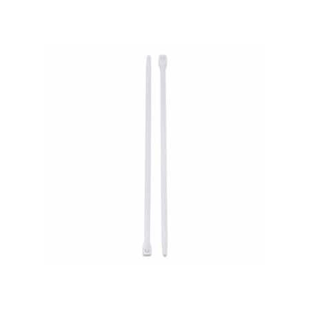 Gardner Bender Standard Cable Ties, 75 lb Tensile Strength, 8 in, Natural, 100/Bag 623-46-308