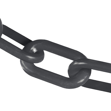Mr. Chain 4" x 25' Slate Gray Plastic Safety Chain 40057-25