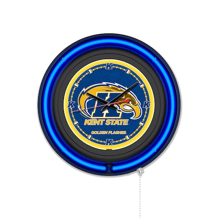 Holland Bar Stool Kent State University 15 Double Neon Wall Clock Clk15BK