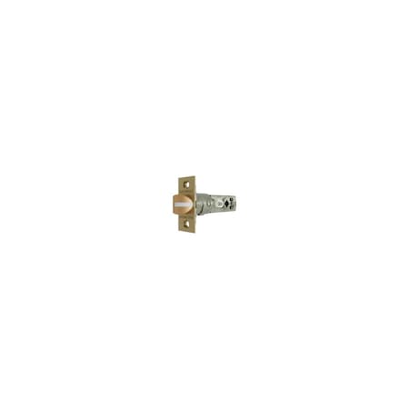 Baldwin Baldwin Adjustable Estate Privacy Latch with Knob and Lever Strength Lifetime Satin Brass Finish 5540044P