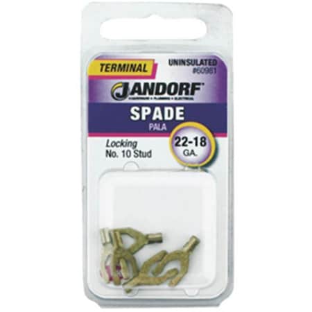 Cb Distributing Specialty Hardw 60981 Unisulated Spade Terminal - 22-18 ga., 10 in. Stud ST437918