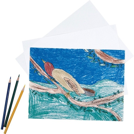Pacon Drawing Paper, White, 500PK PAC4818