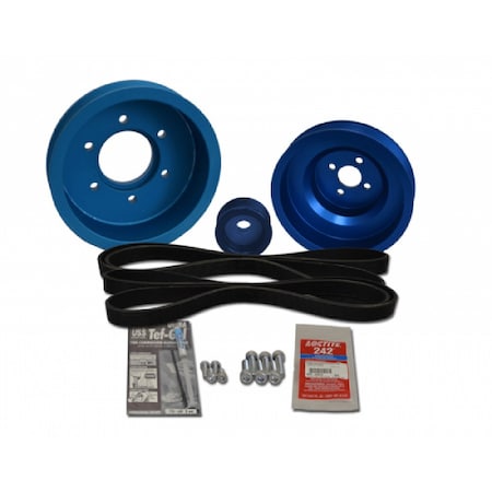 Balmar Pulley Kit f/Yanmar 4JH3-TE, 4JH3-HTE 48-YSP-4JH-D