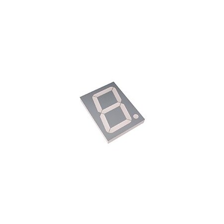 Sunled LED Display, Single Digit, Color: Red Lens: Wavelength: 660nm Min.Intensity: 52000 XDMR100A