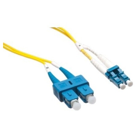 Axiom Lc/Sc Singlemode Duplex Os2 9/125 Fiber Optic Cable 4M LCSCSD9Y-4M-AX
